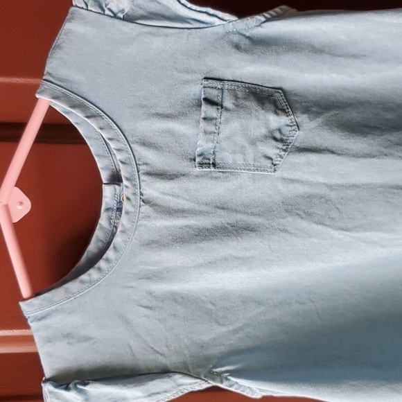 Tommy Bahama ombre cap sleeve lightweight chambray Size 5T so sweet - Picture 2 of 10